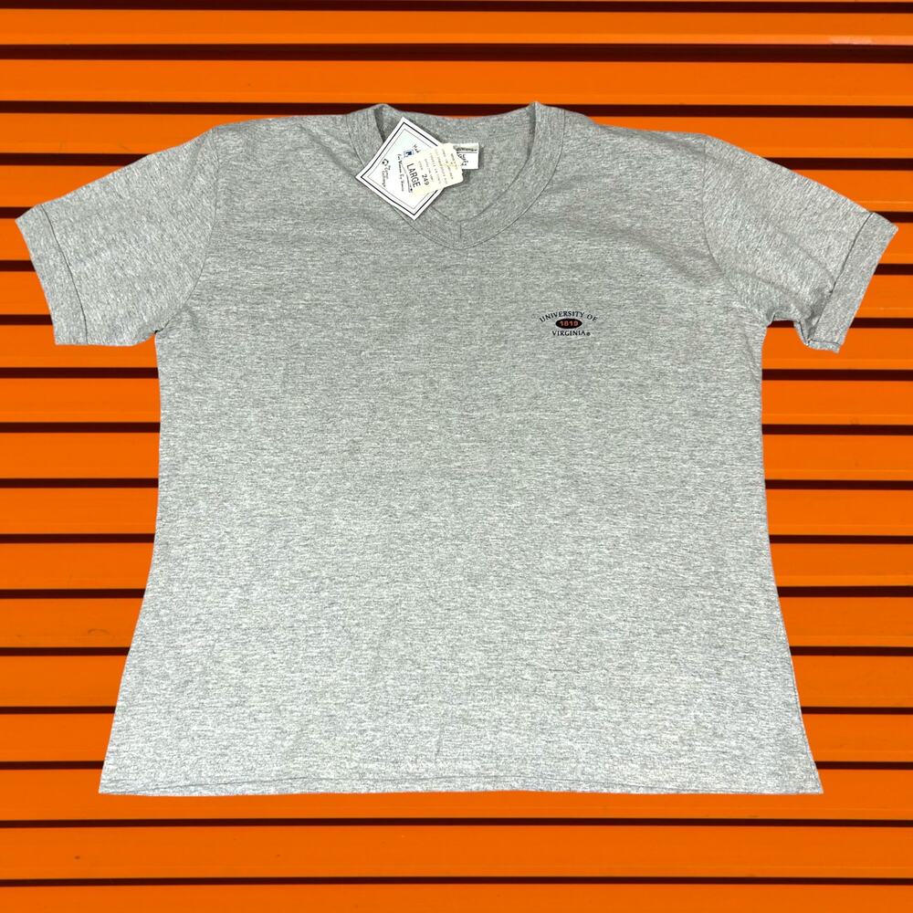 UVA Cavaliers Womens Large Tee The Cotton Exchange Made in U.S.A. NWT